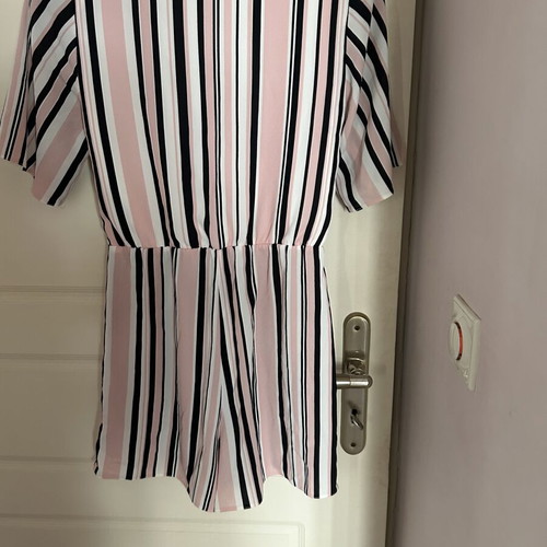 New Look playsuit, black and pink