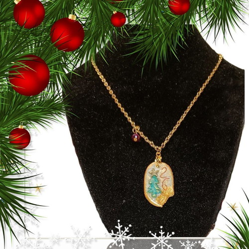 Handmade necklace Gouri 2026 gold new with pendant