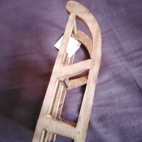 Wooden decorative sleigh new