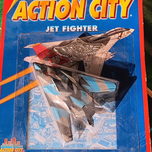 Realtoy Action City Jet Fighter die-cast toy, new