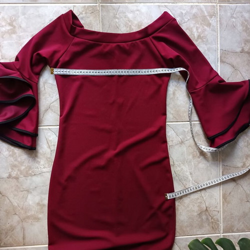 Formal dress, red, size M / 38 / 10, elastic
