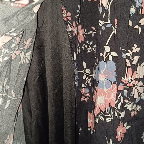 Wrap dress pop-air new with belt and frill skirt