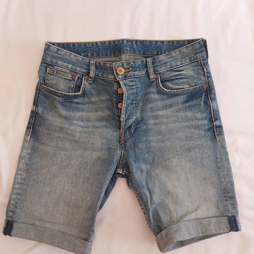 Men's shorts used, size S, blue