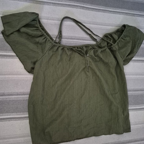 Shein Curve blouse, green, size XL