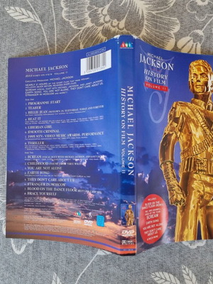 Michael Jackson HIStory on Film Vol. 2 original paper cover like new