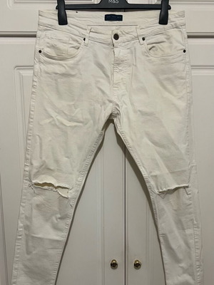 Zara ZMDC Pants White No 46 Used