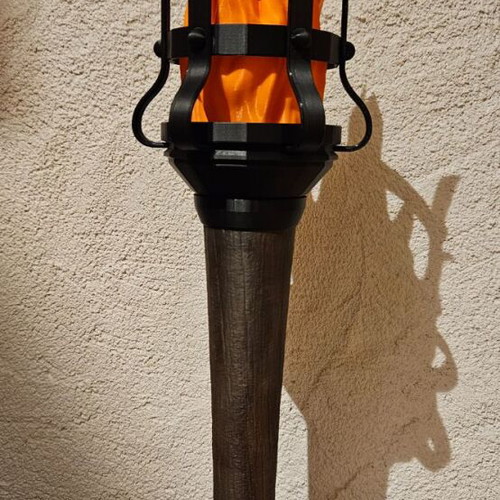 Medieval torch lamp new with realistic LED flame