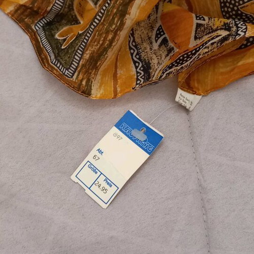 Silk scarf new multicolored, 85×85