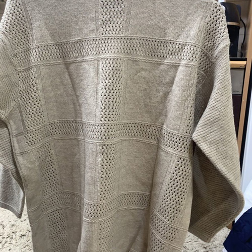 Lussile women's sweater like new, beige, size L