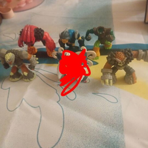 Gormiti figures used, various generations