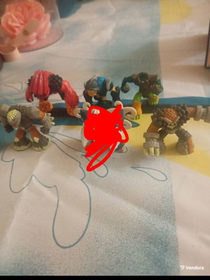 Gormiti figures used, various generations