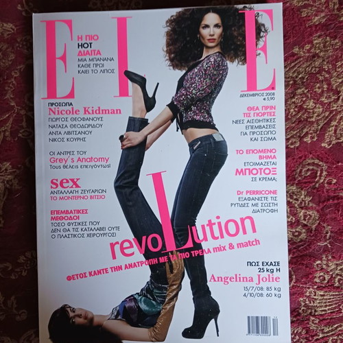 Elle magazine issue 243 December 2008 like new