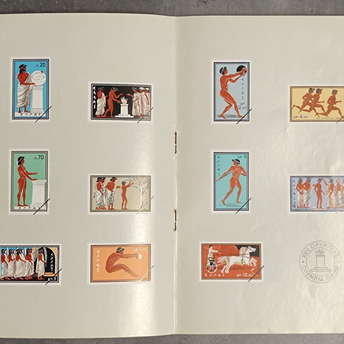 Olympic Games Rome Greek Post Office booklet new in French