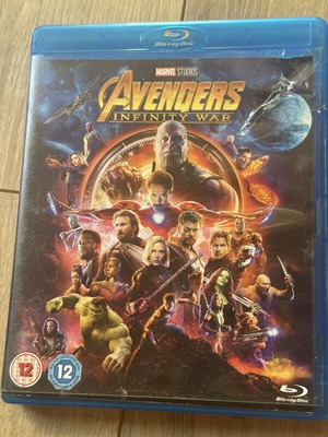 Avengers Infinity War Blu-Ray употребяван, субтитри, δράση φαντασίας επιστημονικής φαντασίας