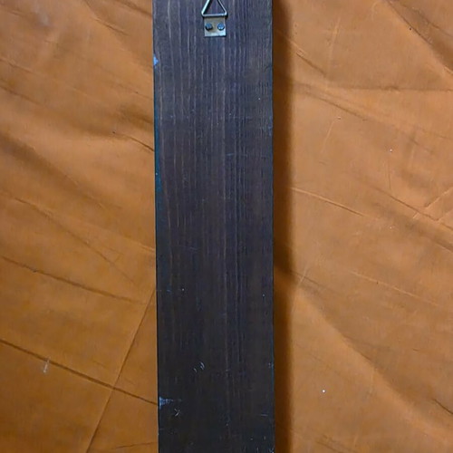 Decorative wooden wall art hand-painted like new, island style