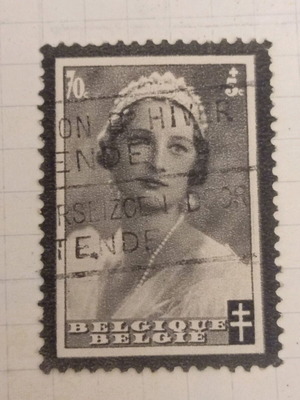 Γραμματόσημο Βελγίου 1935 Queen Astrid σαν καινούργιο