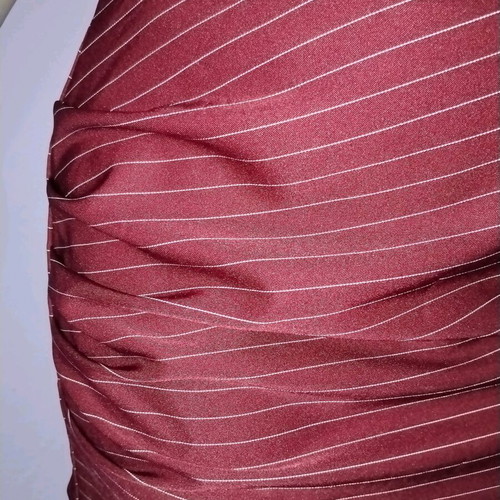 Shein striped summer skirt XL like new, red
