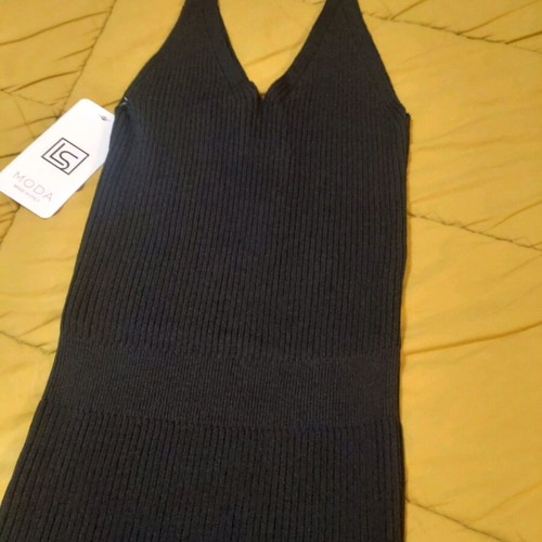 Elastic dress new black one size
