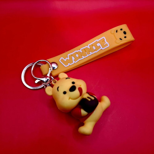 Winnie keychain new, yellow