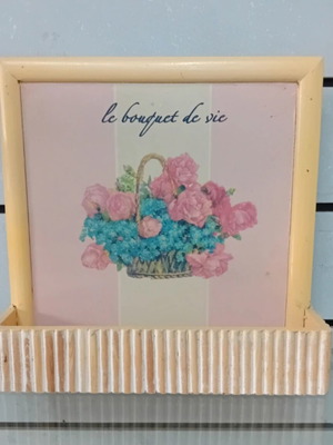 Wooden hanging and standing case new, set of 2