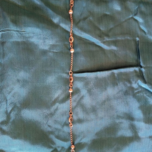 Silver hand chain like new with silver beads and crystals