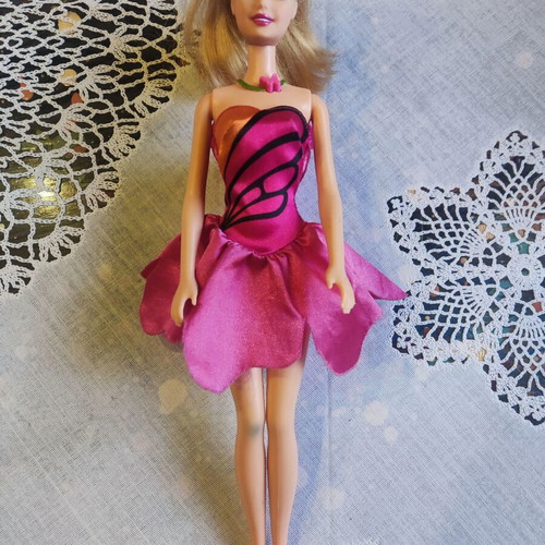 Barbie Mariposa doll used, without wings, working mechanism