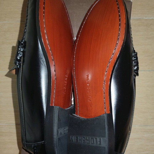 Florsheim Berkley Penny Men's Loafers in Black Leather New