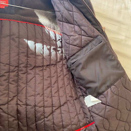 Esprit jacket brown like new with extra pockets, size L