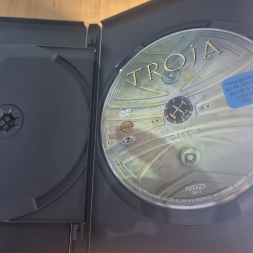 Troja 2-Disc Edition DVD like new, historical film with Brad Pitt
