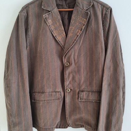 Guru men brown blazer size L like new