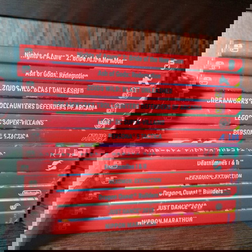 Nintendo Switch игри като нови, комплект от 12