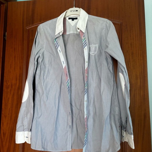 Tommy Hilfiger shirt new, size S, white and blue