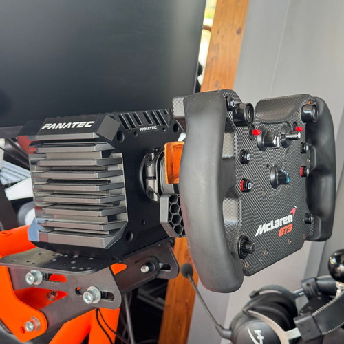 Fanatec CSL DD 8Nm Direct Drive Sim Racing Bundle with McLaren GT3 V2 Wheel and CSL Pedals