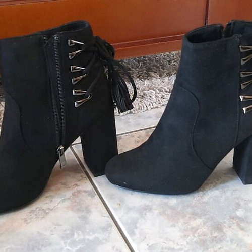 Exe suede ankle boots like new, 10 cm heel, size 36, black