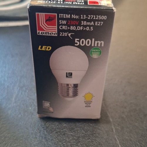 Adeleq Lumen LED lamp E27 5W warm white 3000K new