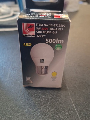 Adeleq Lumen λάμπα LED E27 5W θερμό λευκό 3000K καινούργια