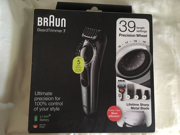 Braun Beard Trimmer BT7240, Hair Clipper for Men, 39 Length