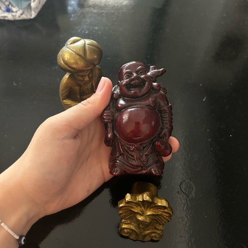 Set of three decorative figurines like new