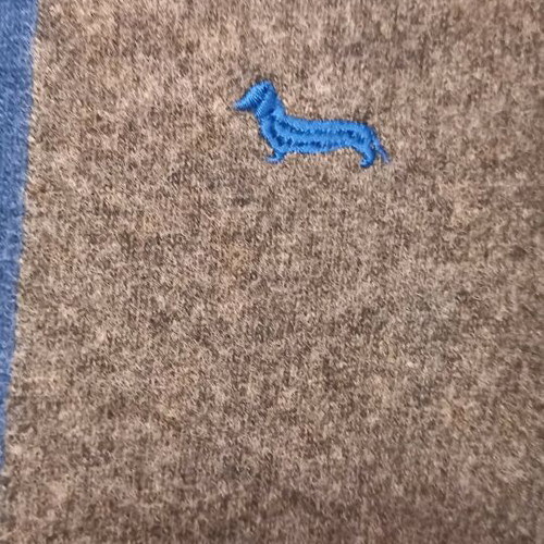 Harmont & Blaine wool sweater like new, gray and blue