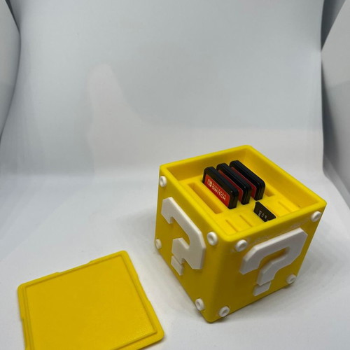 Nintendo Switch game case new, 6 games + 6 micro sd, 3d print