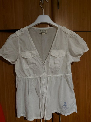 Polo Jeans shirt white short sleeve like new