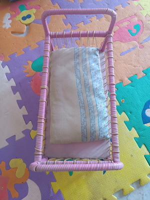 Vintage Baby Doll Bed from 1970s like new
