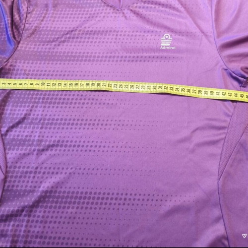 Admiral men's sports t-shirt small, new, purple, V-neck