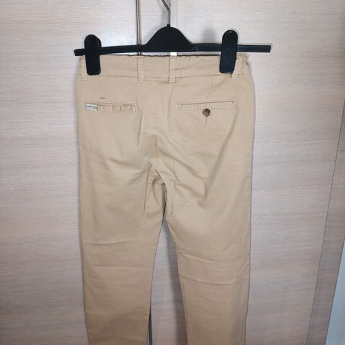 Zara beige fabric boys' pants size 134 cm, age 9