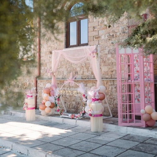 Baptism decoration set for girl like new