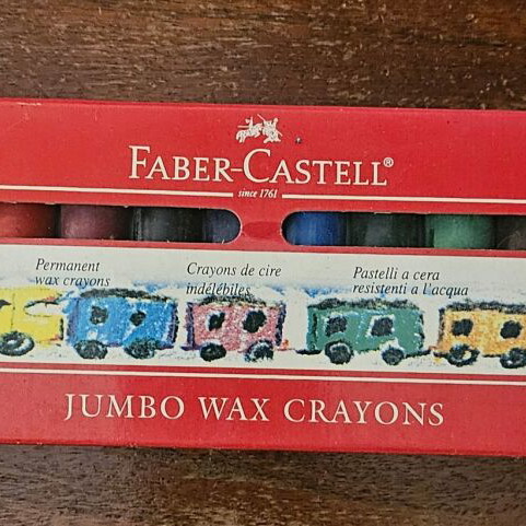 Faber-Castell Jumbo Wax Crayons new