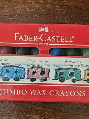 Faber-Castell Jumbo Wax Crayons new