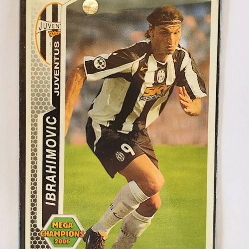 Rare Ibrahimovic Mega Champions 2006 collectible card like new