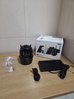 Cinnado B6 2K Wireless Security Camera with Solar Panel new