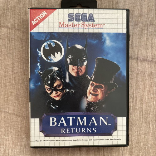 Batman Returns SEGA Master System game complete